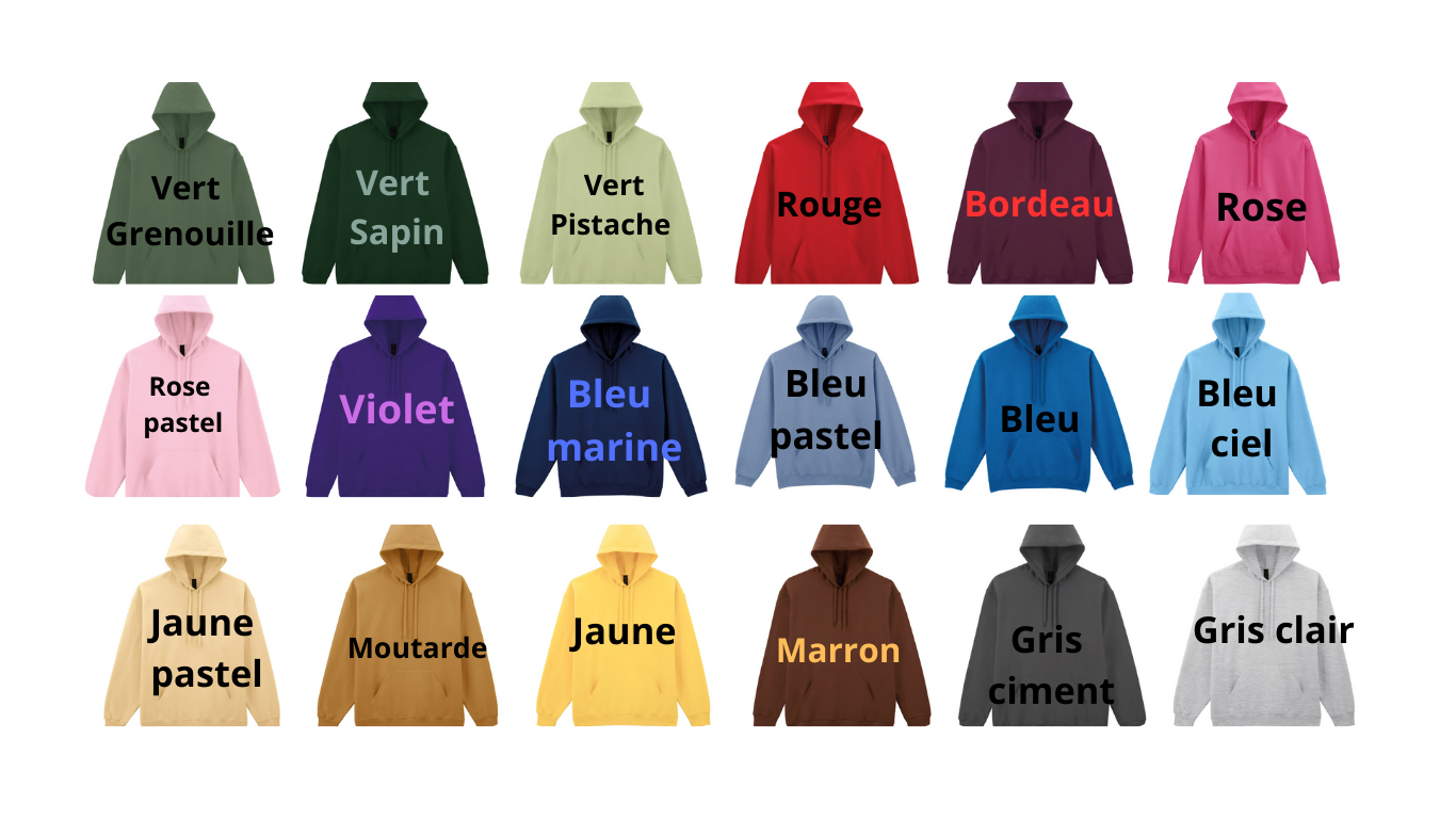 Sweat à capuche TOUCHE PAS A MON CHIEN