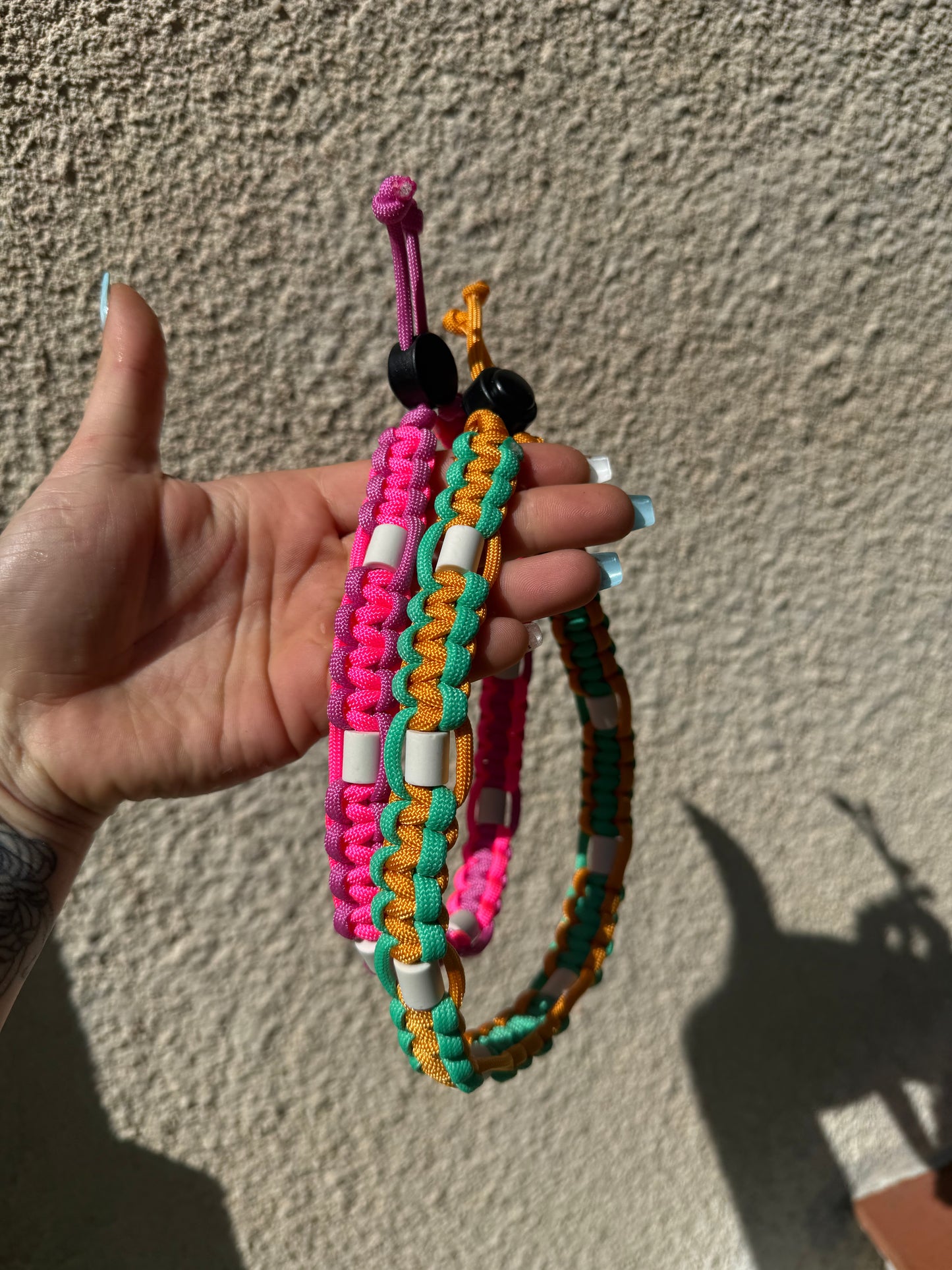 Collier anti tiques bi-colore