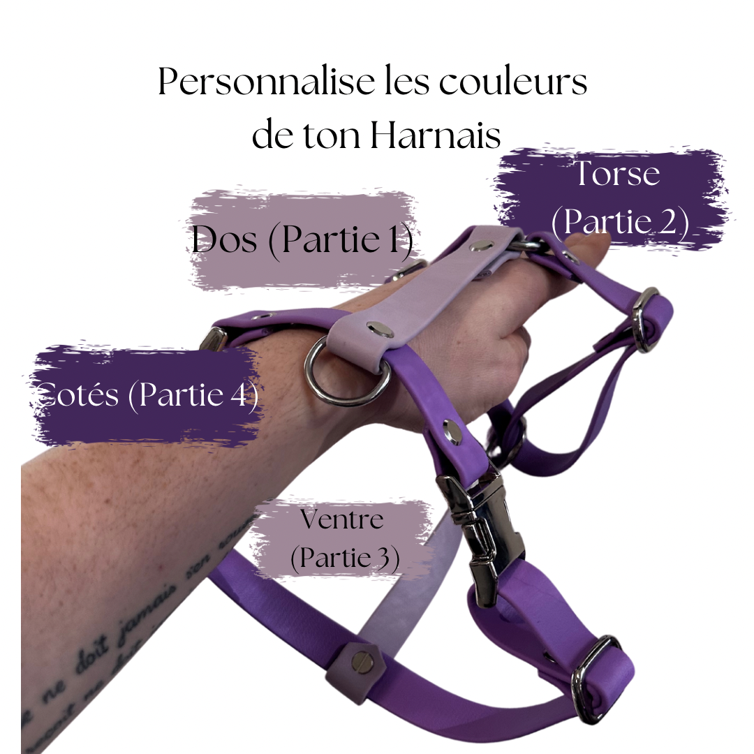 Harnais ultra réglable (En Y) Coffee
