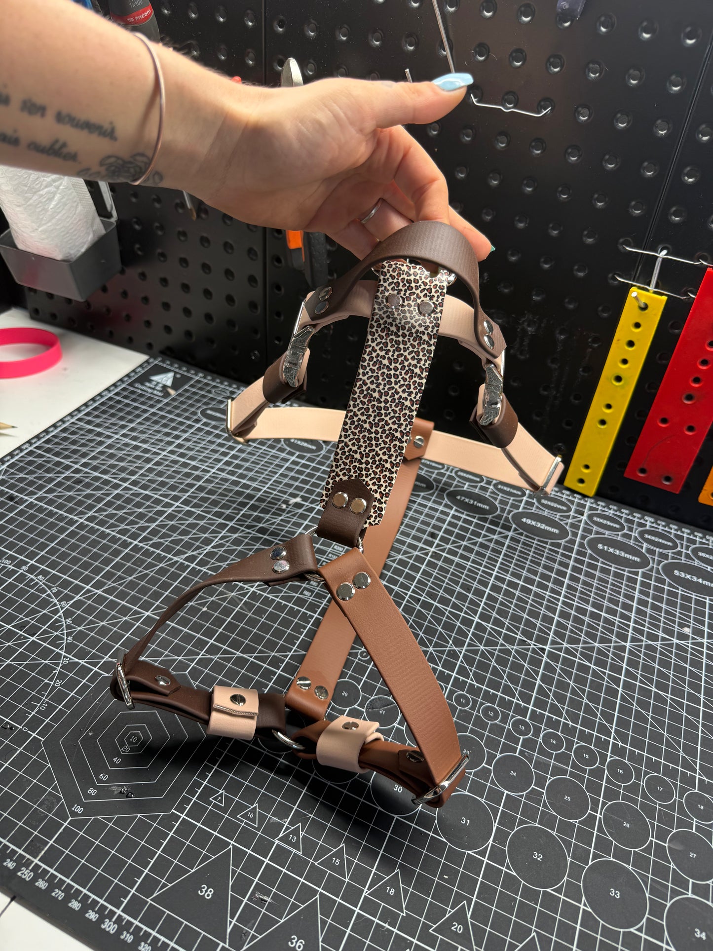 Harnais ultra réglable - Taille M Dos impression UV