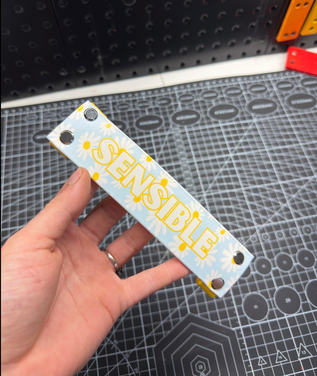 Dogscode pour laisses en UV (2 Faces) - SENSIBLE